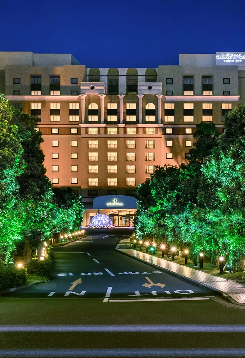 Hotel Okura Tokyo Bay exterior illumination Ver.