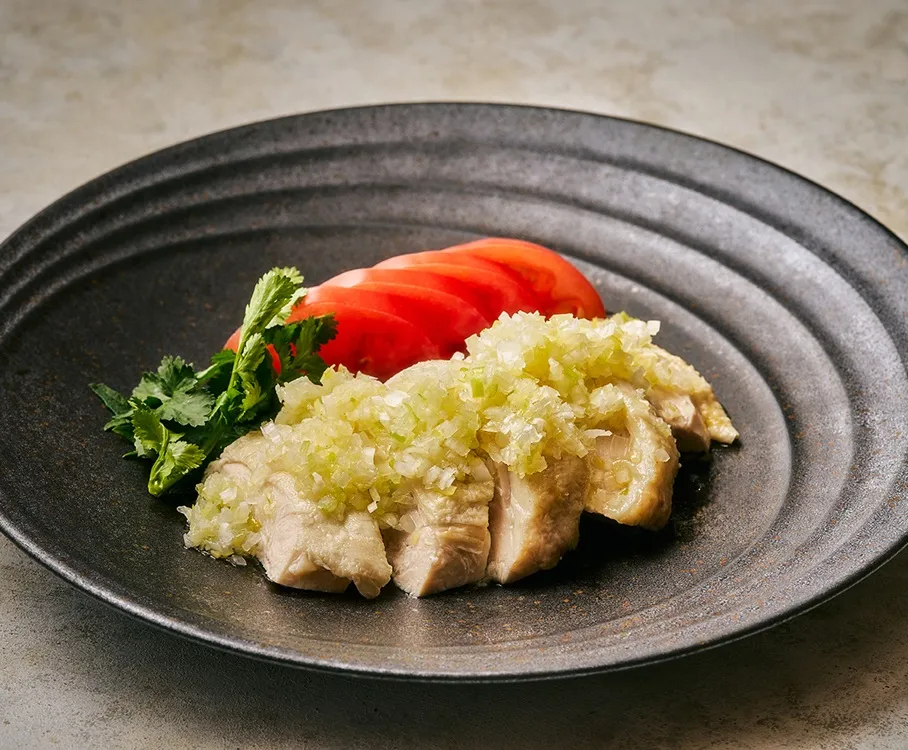 蒸し鶏の冷やし肉 特小