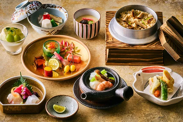 旬彩会席秋の味覚 松茸会席