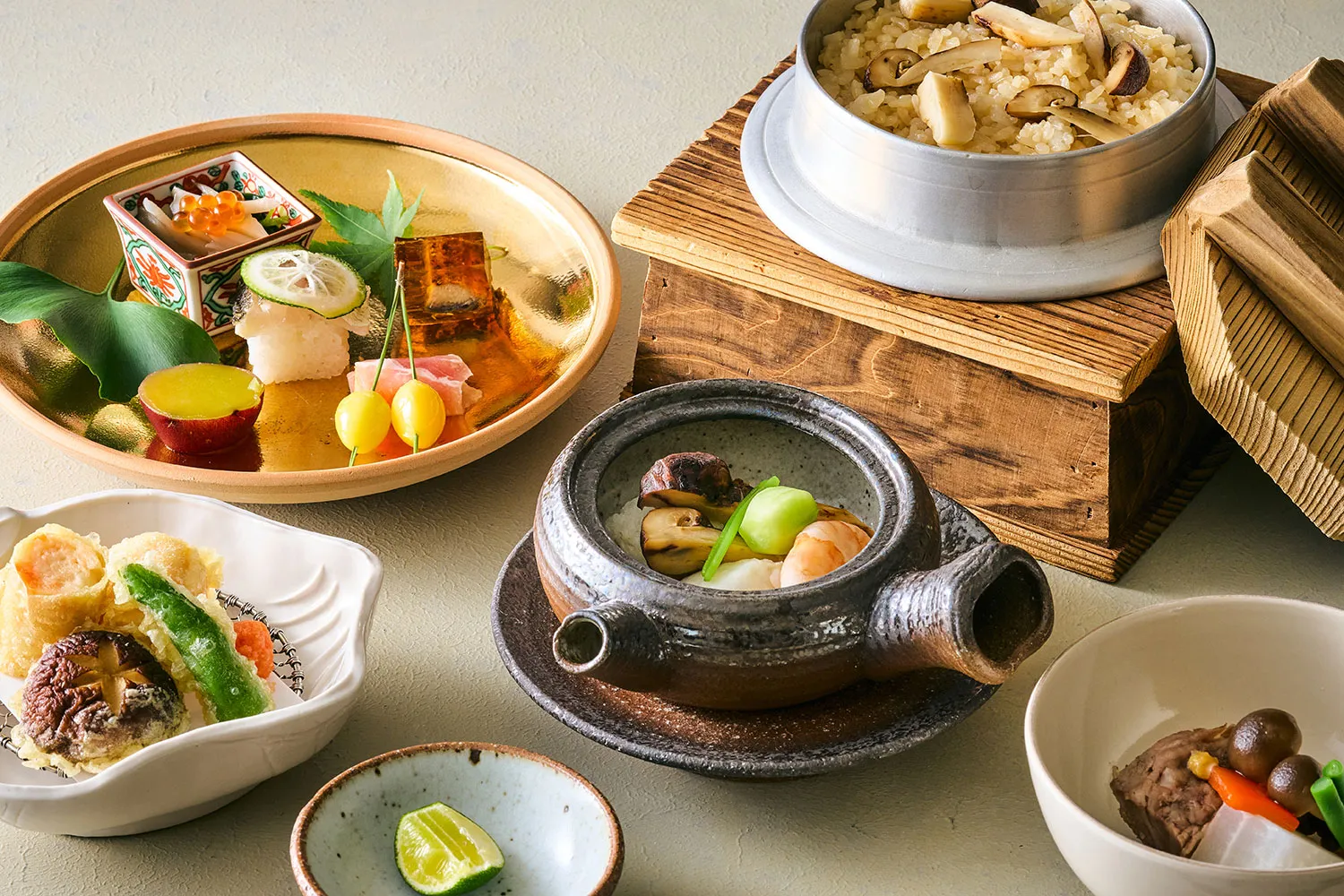 Kaiseki Course Featuring Autumn Matsutake