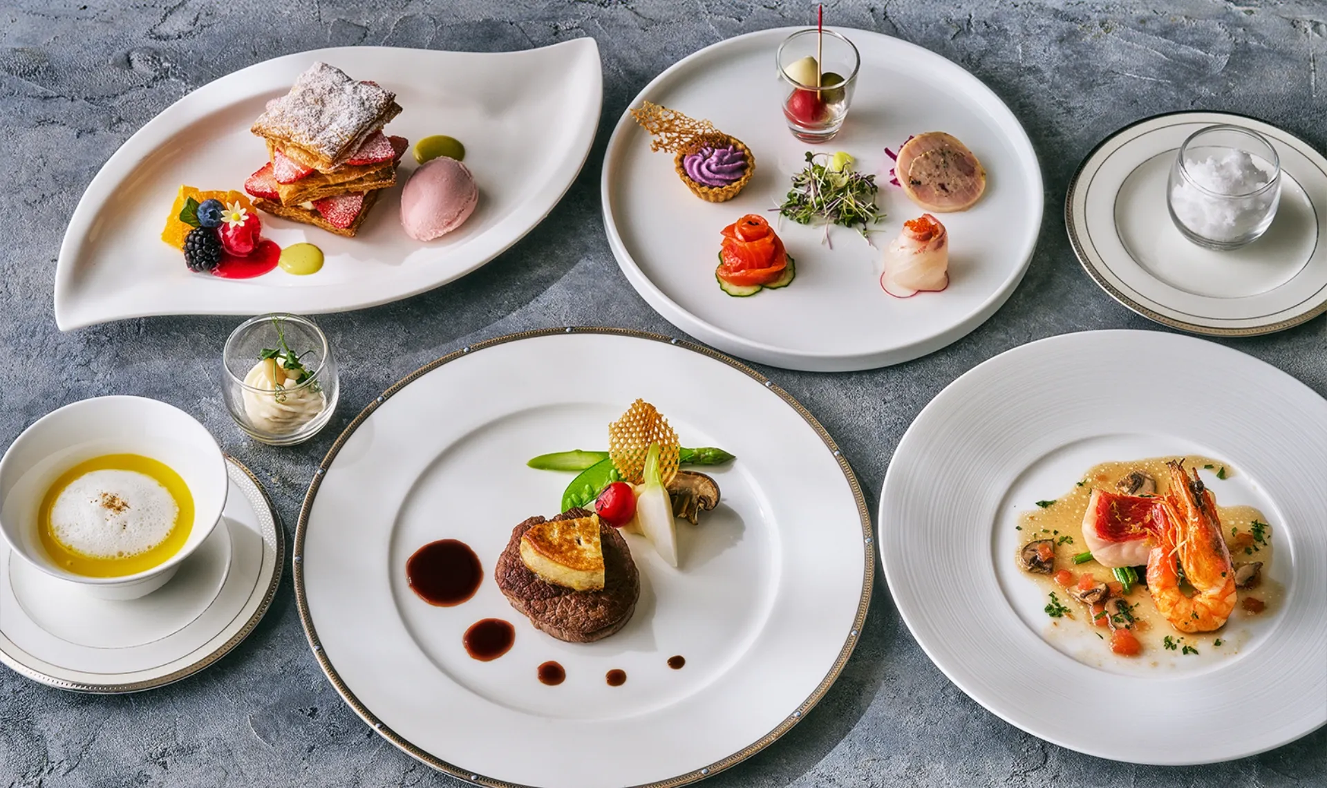 食事 アニバーサリーコース