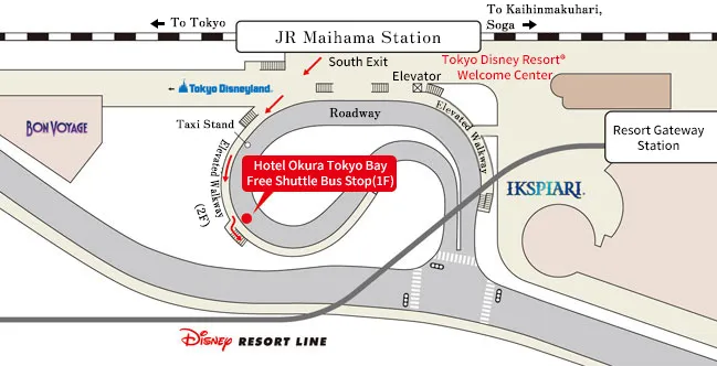 Services at the Tokyo Disney Resort®; Welcome Center MAP